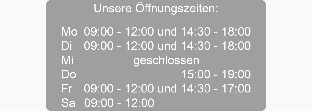 Öffnungszeiten