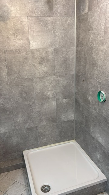 Nachher Dusche